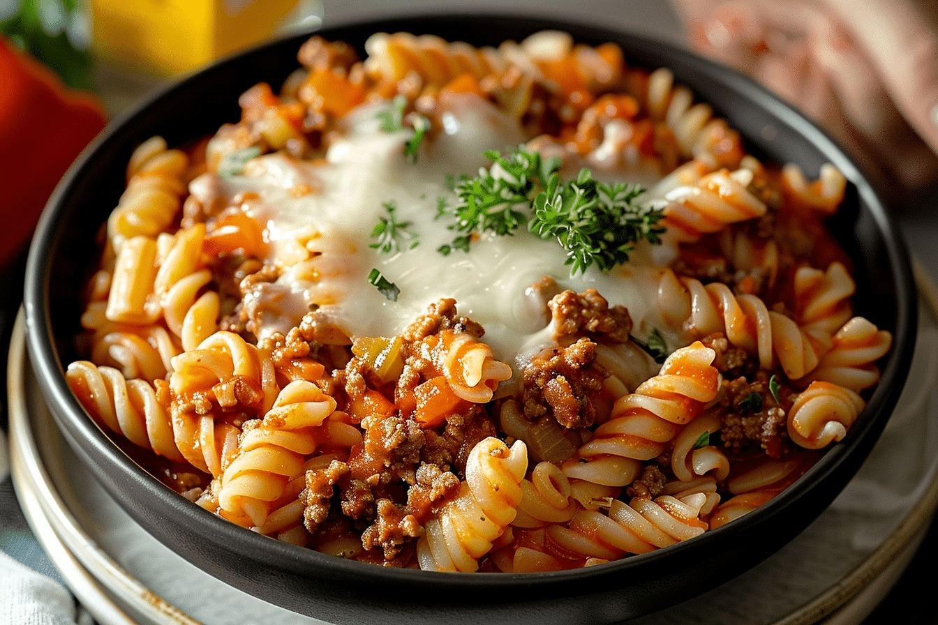 Creamy Rotel Pasta with Ground Beef | Easy Spicy Dinner 2 image 1779494139923