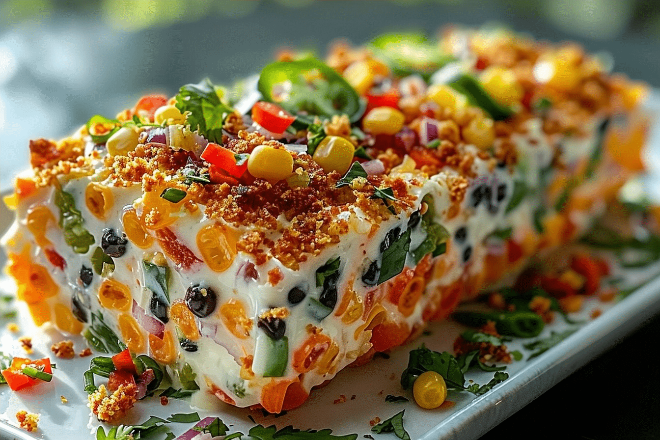 Cowboy Caviar Jalapeño Popper Cheese Log | Party Appetizer