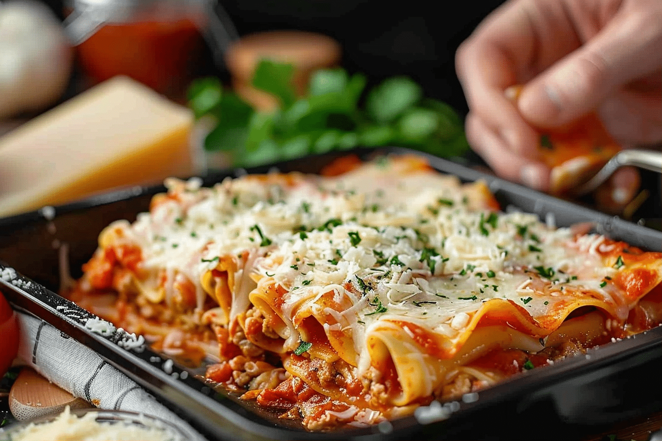 Easy Lasagna Roll Ups | Cheesy Italian Comfort Food Dinner 2 image 1779550303813