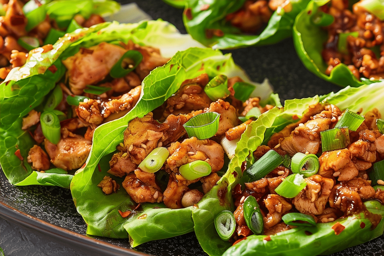 Easy Chicken Lettuce Wraps | Healthy Asian Copycat Dinner