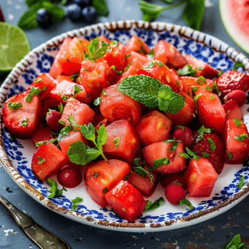 Keto Watermelon Fruit Salad | Easy Lime Mint Summer Recipe 3 Keto Watermelon Fruit Salad | Easy Lime Mint Summer Recipe