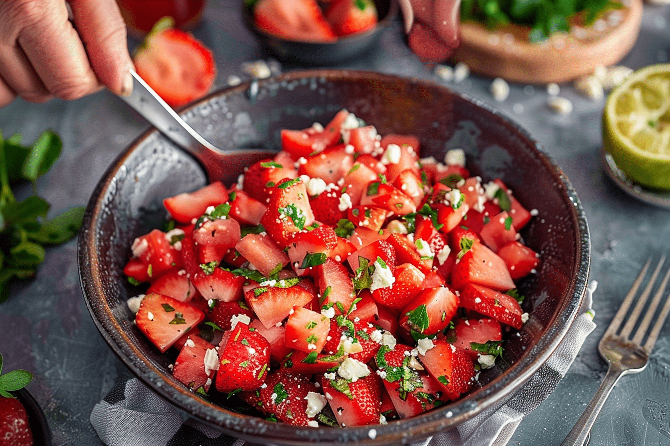 Strawberry Watermelon Salad with Honey Lime Vinaigrette 2 image 1779651367191