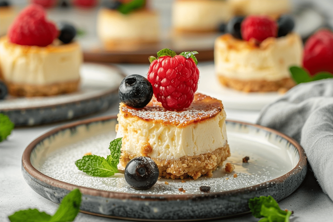 Baked Mini Cheesecakes: Creamy Individual Cheesecakes