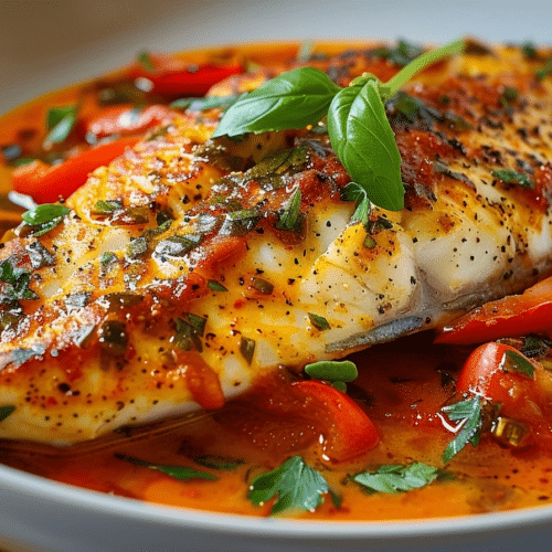 Tilapia with Pepper Sauce: Oven-Baked Simple Recipe 3 Tilapia with Pepper Sauce: Oven-Baked Simple Recipe