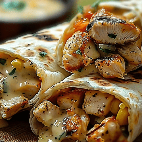 Cheesy Garlic Chicken Wraps for Quick Weeknight Dinners 3 Cheesy Garlic Chicken Wraps for Quick Weeknight Dinners