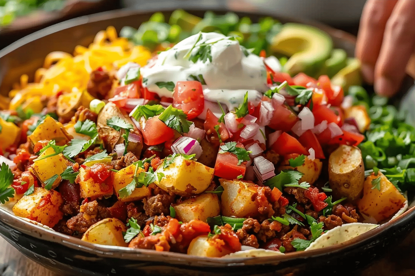 Loaded Potato Taco Bowl for Crispy Cheesy Weeknight Meals 2 image 1779829761077