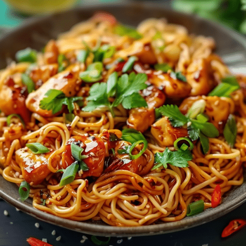 Sticky Garlic Chicken Noodles for Savory Quick Dinners 3 Sticky Garlic Chicken Noodles for Savory Quick Dinners