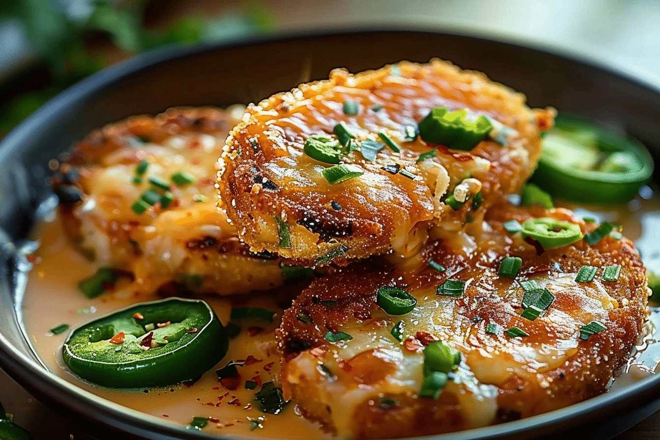Spicy Jalapeño Popper Delight Soup with Grilled Cheese