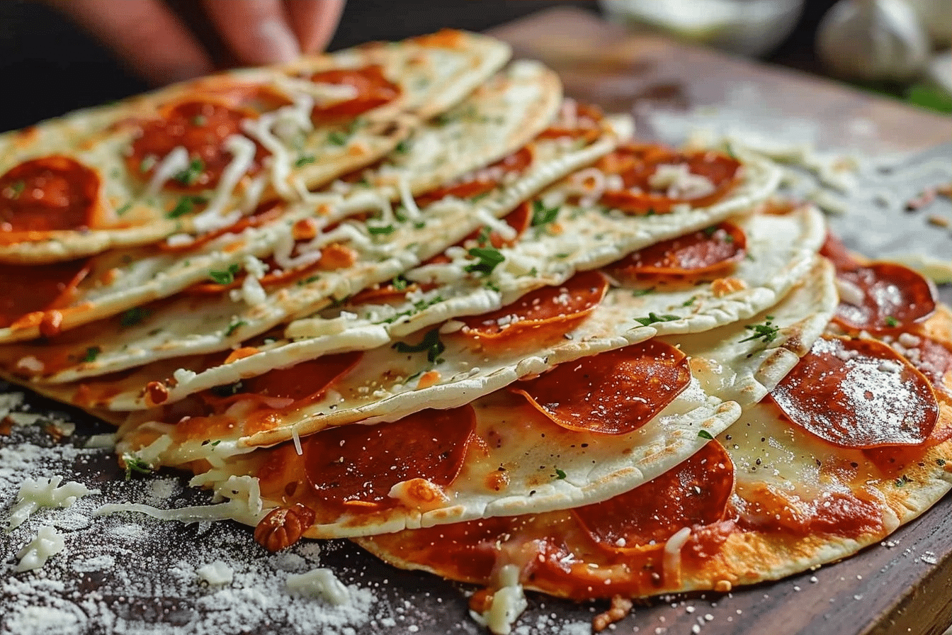 Pepperoni Pizza Quesadillas: Crispy Skillet Quesadilla 2 image 1779970382313