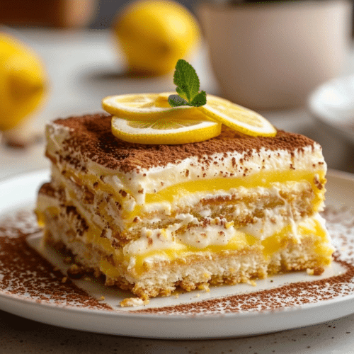 Italian Limoncello Tiramisu with Lemon Curd Layers 3 Italian Limoncello Tiramisu with Lemon Curd Layers