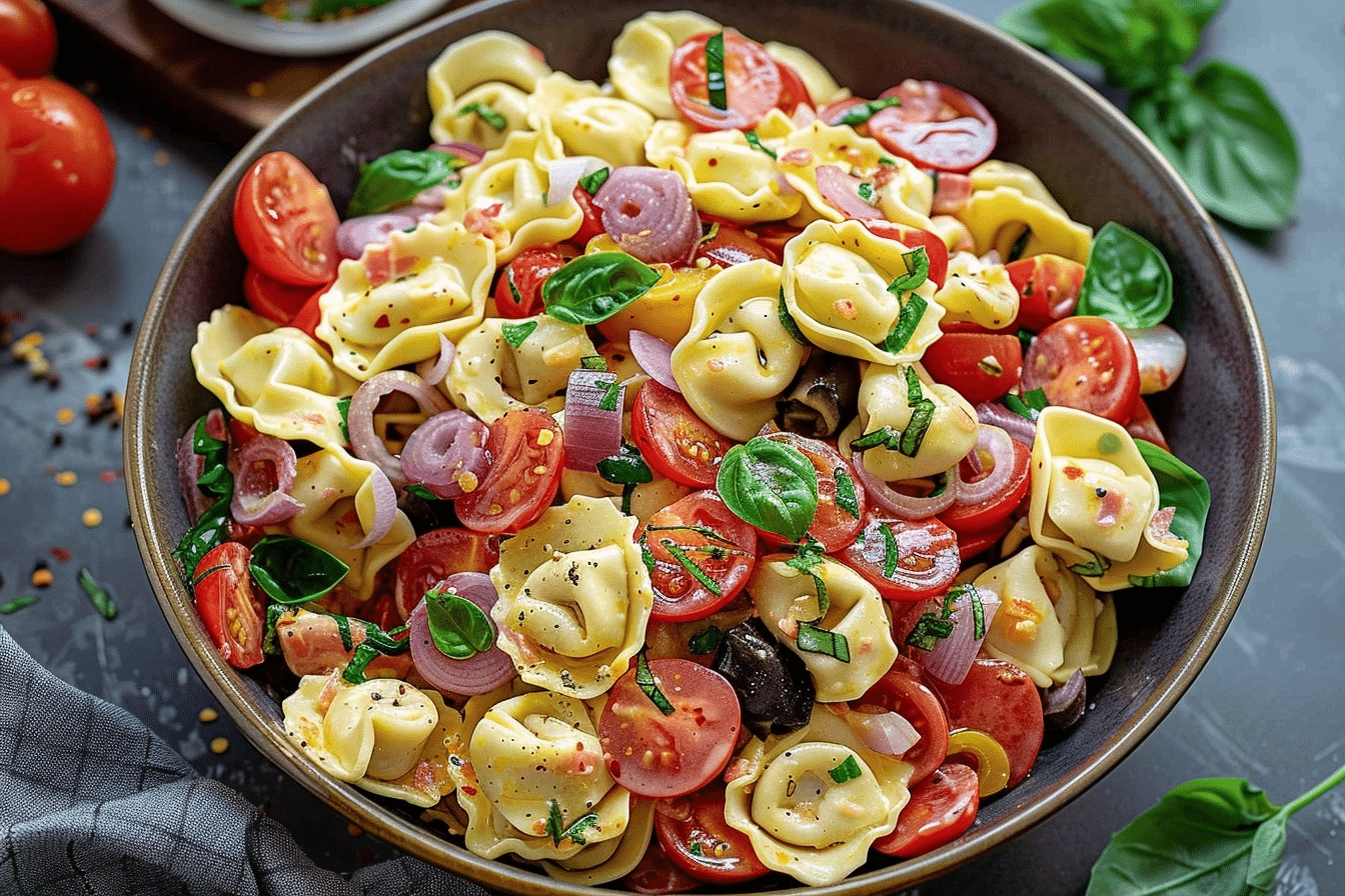 Italian Grinder Tortellini Salad for Crowd-Pleasing Picnics