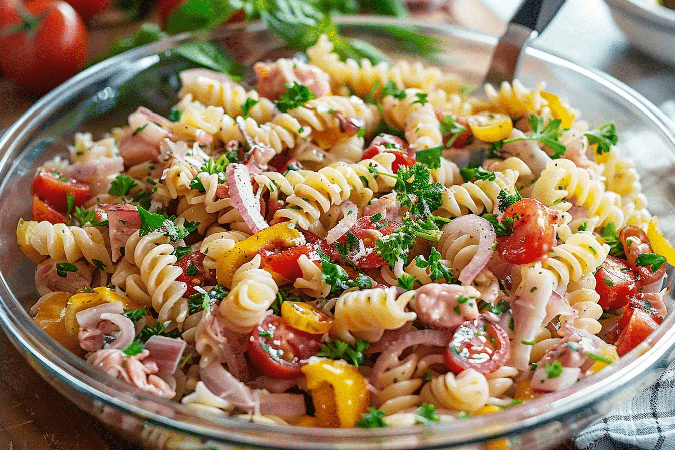 Grinder Pasta Salad: Deli-Style Picnic Pasta Recipe 2 image 1779993501313