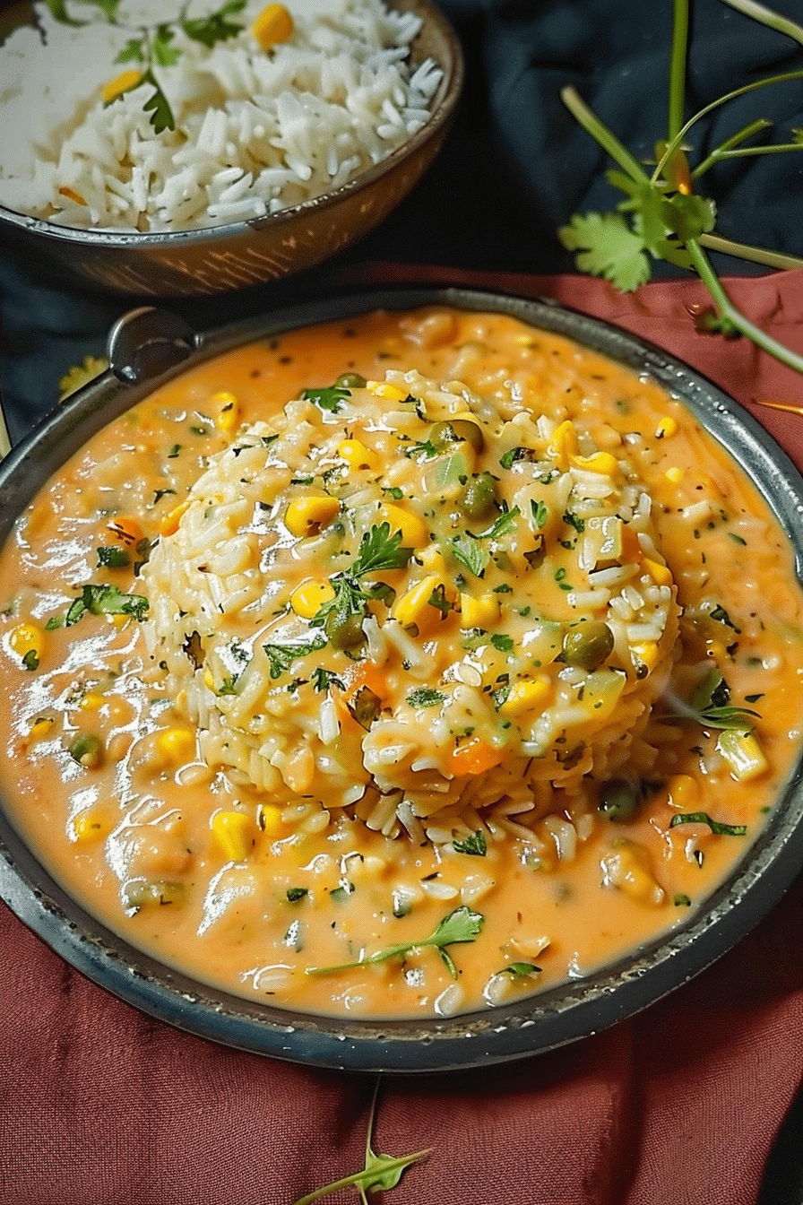 SweetCorn Gravy with Herbed Rice: Creamy Weeknight Meal 2 image 1780252643039