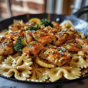 Cowboy Butter Lemon Chicken Bowties Recipe for Creamy Pasta