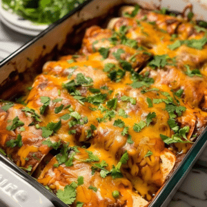 High Protein Chicken Enchiladas for Weeknight Meal Prep