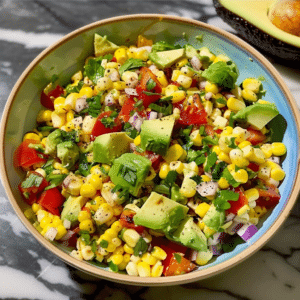 Easy Avocado Corn Salad with Grilled Corn and Fresh Herbs 3 Easy Avocado Corn Salad with Grilled Corn and Fresh Herbs