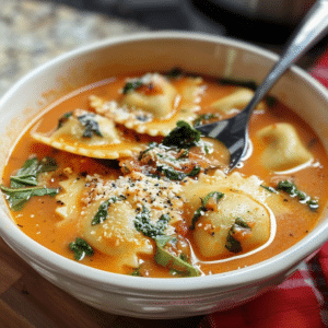 Easy Tuscan Ravioli Soup Recipe for Cozy Weeknights