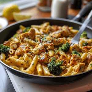 Easy Cowboy Butter Chicken Pasta with Lemon Broccoli 3 Easy Cowboy Butter Chicken Pasta with Lemon Broccoli