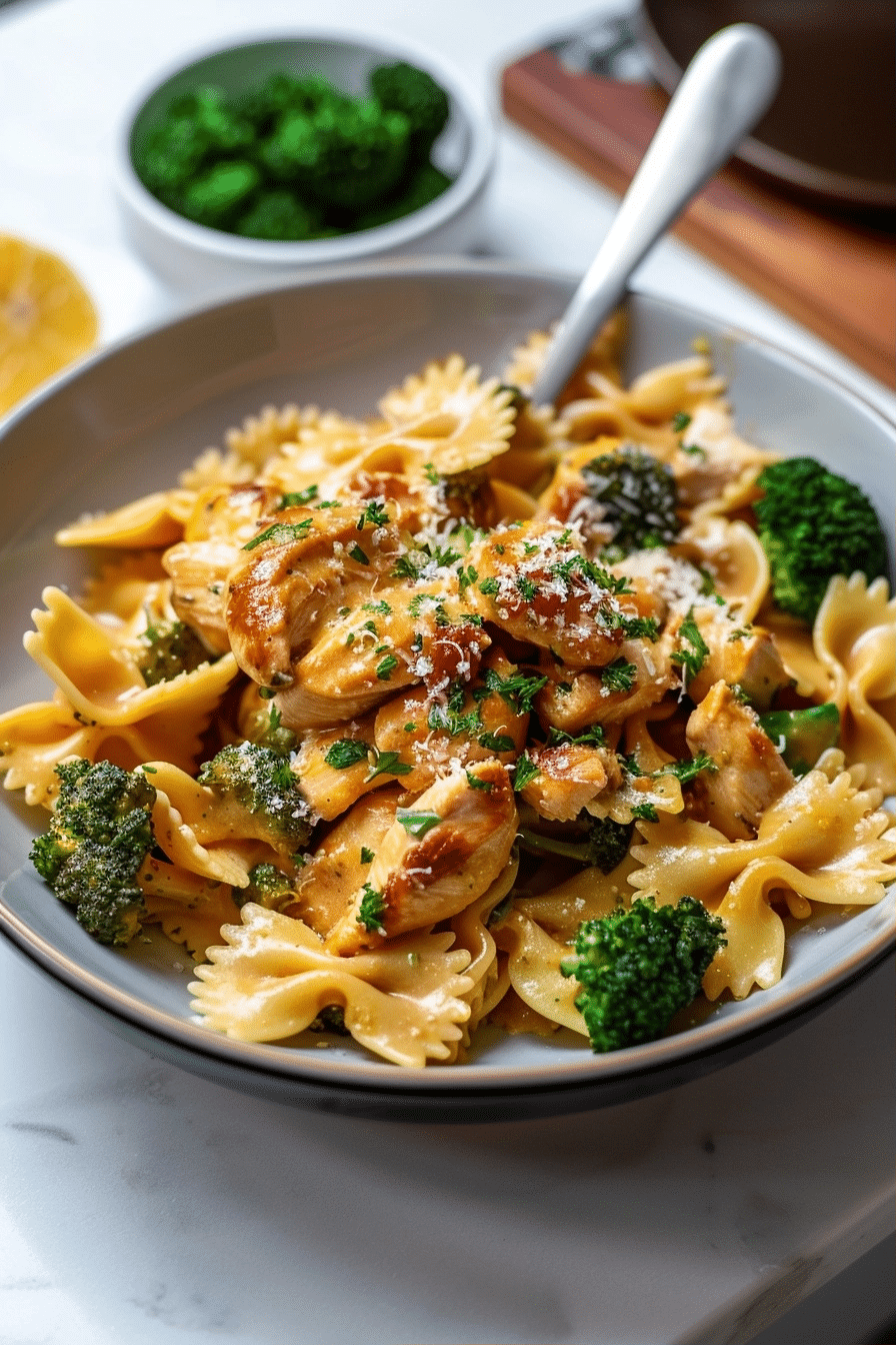 Easy Cowboy Butter Chicken Pasta with Lemon Broccoli 2 image 1780410836991