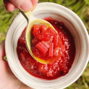 Easy Rhubarb Honey Sauce for Ice Cream and Pancakes Quick Recipe 3 Easy Rhubarb Honey Sauce for Ice Cream and Pancakes Quick Recipe