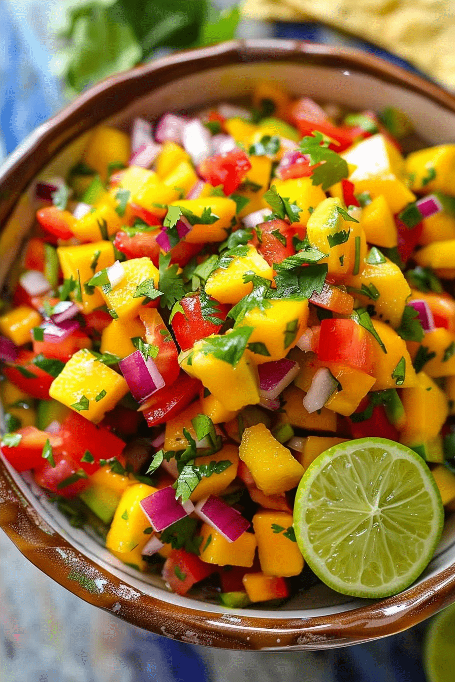 Fresh Mango Salsa Recipe: Bright Tangy Tropical Dip 2 image 1780424966299