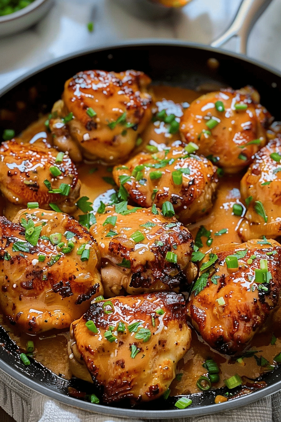 Skillet Bang Bang Chicken Thighs - Quick Skillet Recipe 2 image 1780557055479