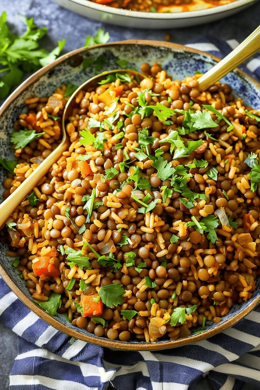 Easy Mediterranean Lentils And Rice (Healthy in 30 Minutes) 2 image 1780557126356