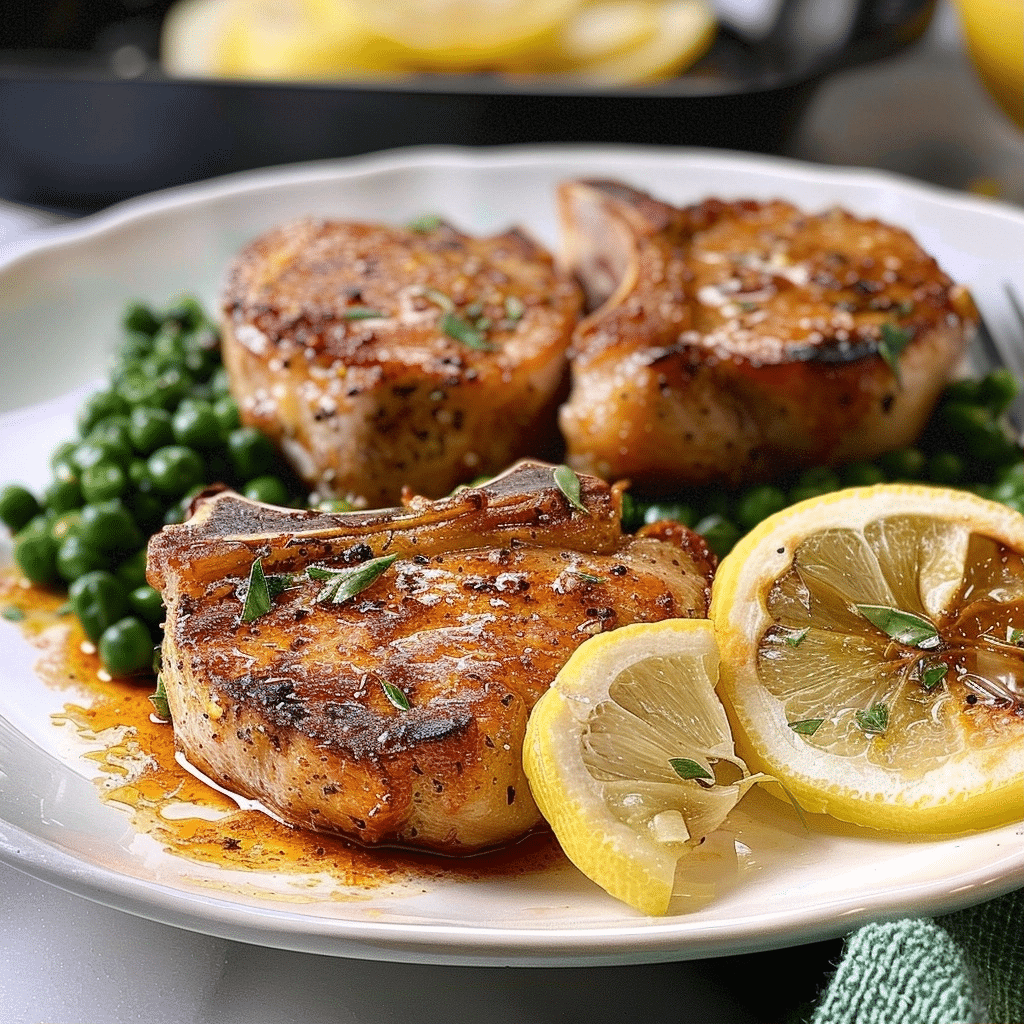 Lemon-Garlic Pork Chops: Quick Broiled Loin Chops Tonight