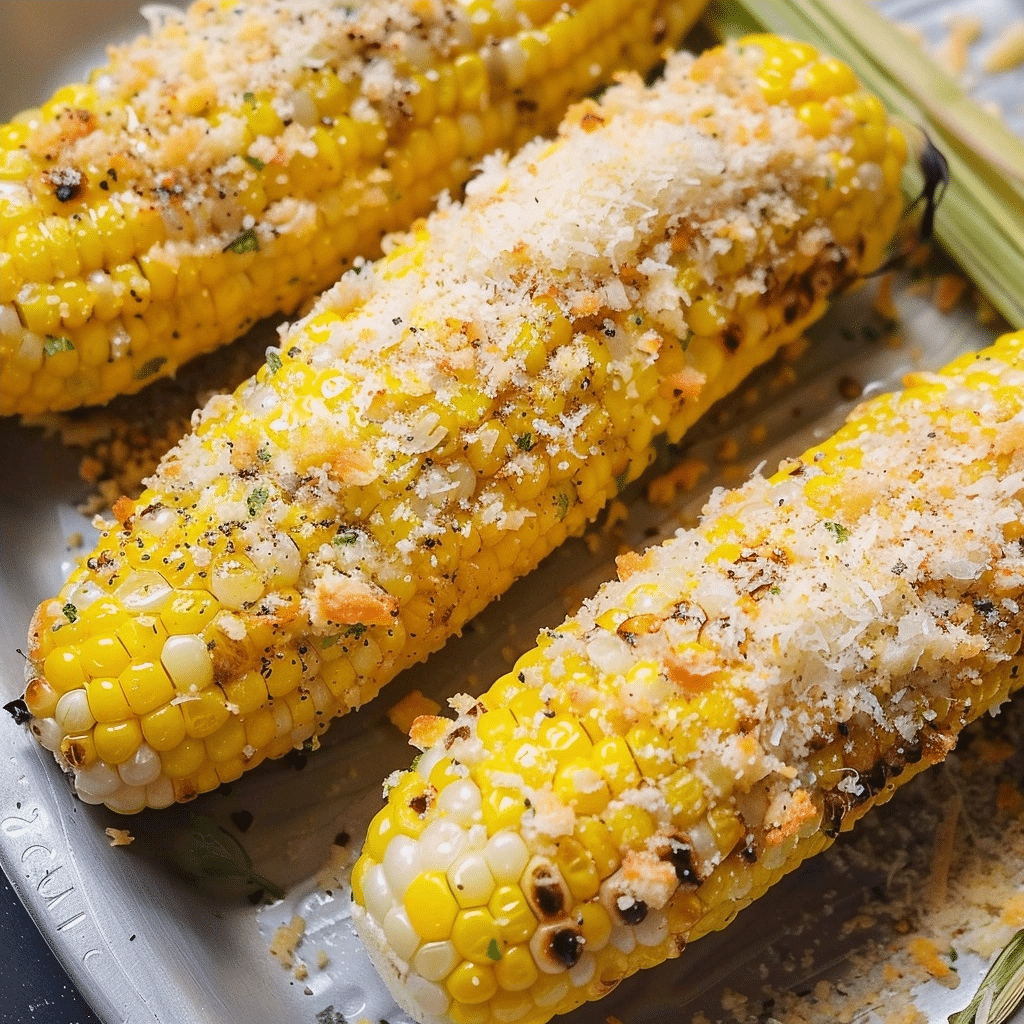 Garlic Parmesan Corn: Grilled Summer Side Dish for BBQs