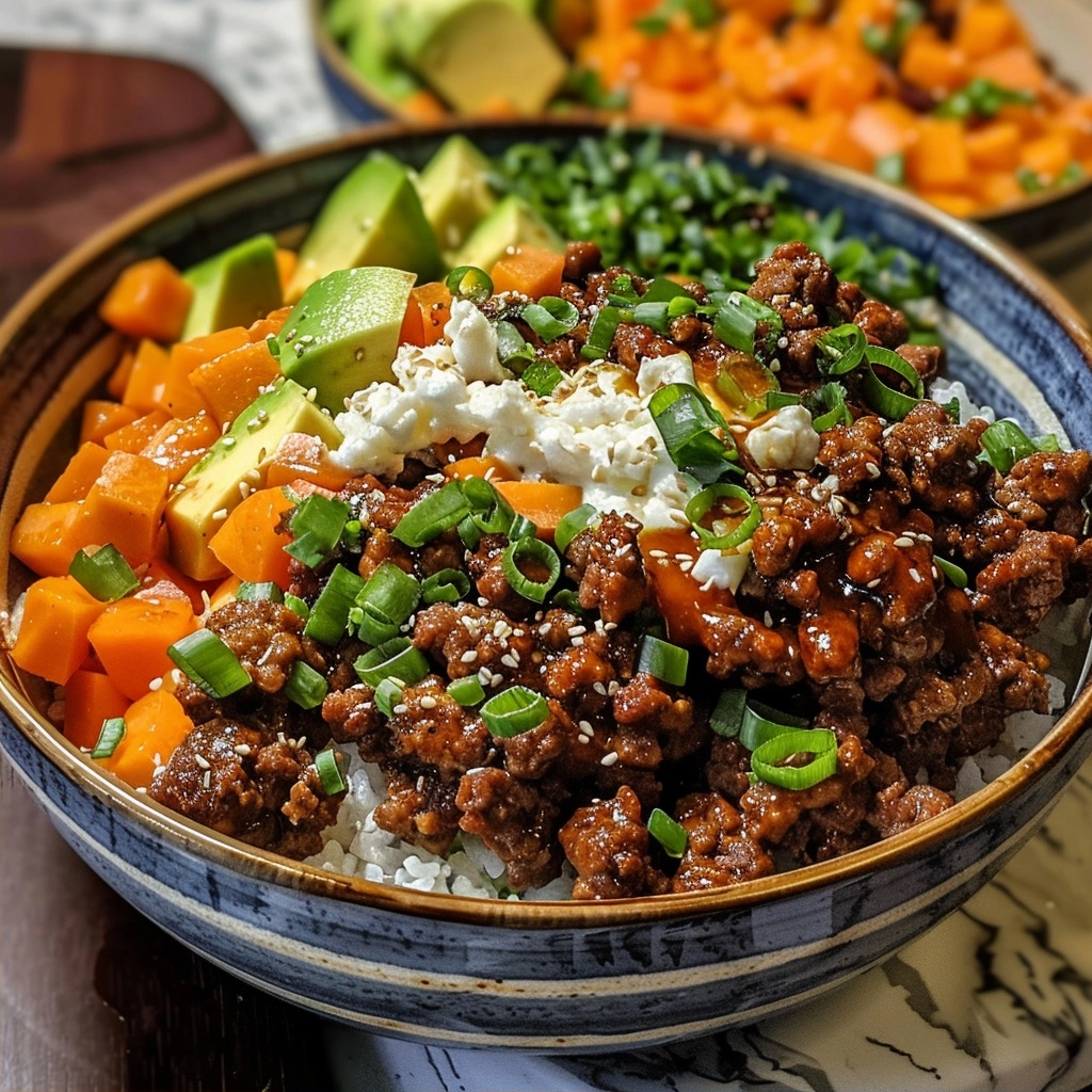 Easy 30-Minute Hot Honey Ground Beef Bowls for Dinner