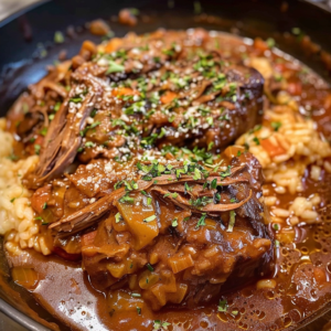 Italian Pot Roast & Parmesan Risotto Recipe
