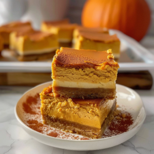 The Best Pumpkin Cheesecake Bars Ever!