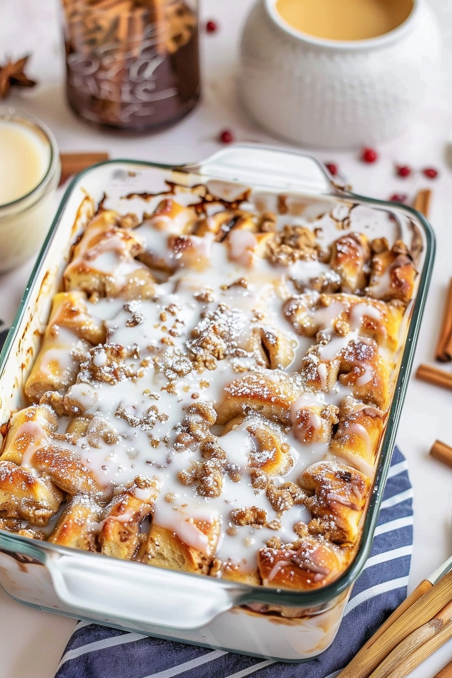 Cinnamon Roll Casserole (Easy Breakfast Bake Recipe) 2 image 1782914391239