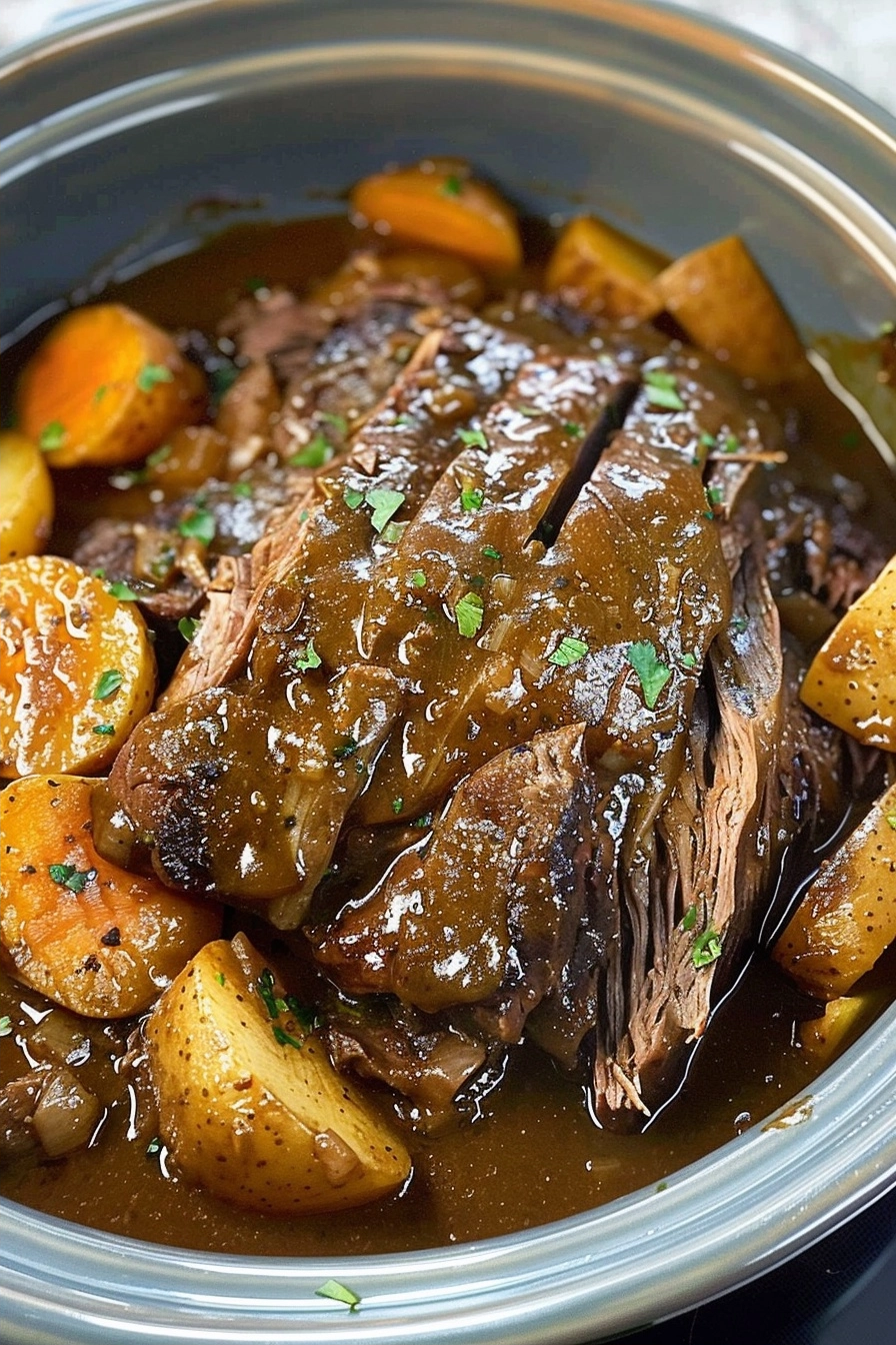 Crock Pot Roast (with Gravy!) That Melts in Your Mouth 2 image 1782914452463