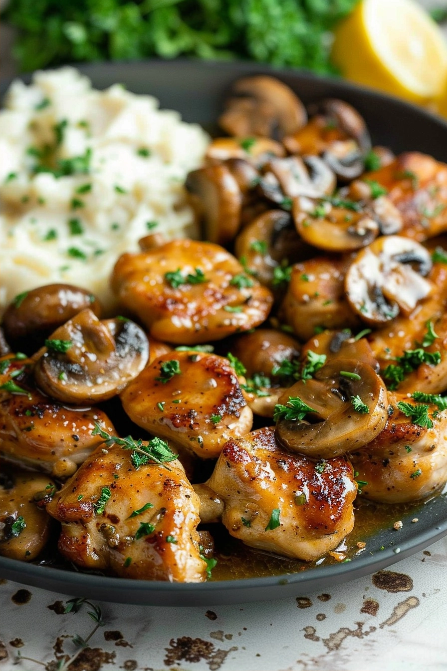 Garlic Butter Chicken and Mushrooms Recipe 2 image 1783179532903
