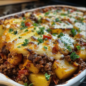 Healthy Loaded Beef and Potato Bake Easy Family Dinner 4 Healthy Loaded Beef and Potato Bake Easy Family Dinner