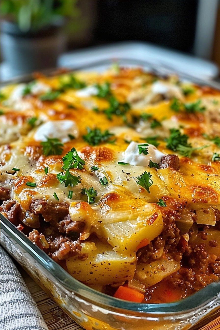 Healthy Loaded Beef and Potato Bake Easy Family Dinner 2 image 1790717451285