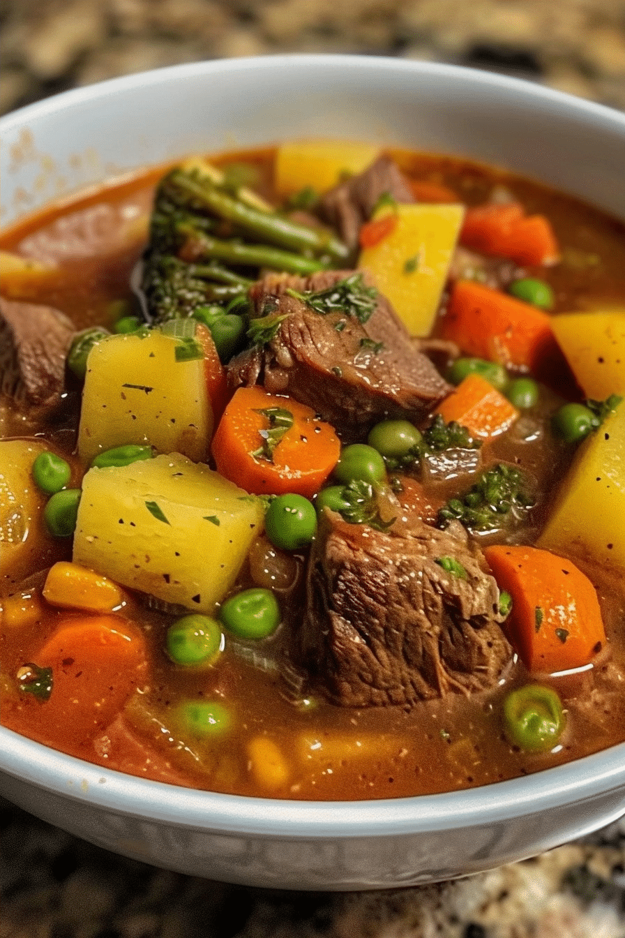 Old-Fashioned Vegetable Beef Soup Hearty Homemade Beef Soup 2 image 1791057356048