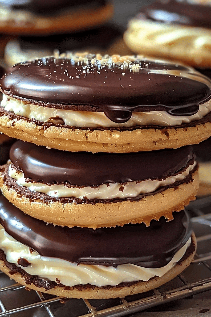 Boston Cream Pie Cookies | Easy Cream-Filled Chocolate Cookies 3 image 1791326807810