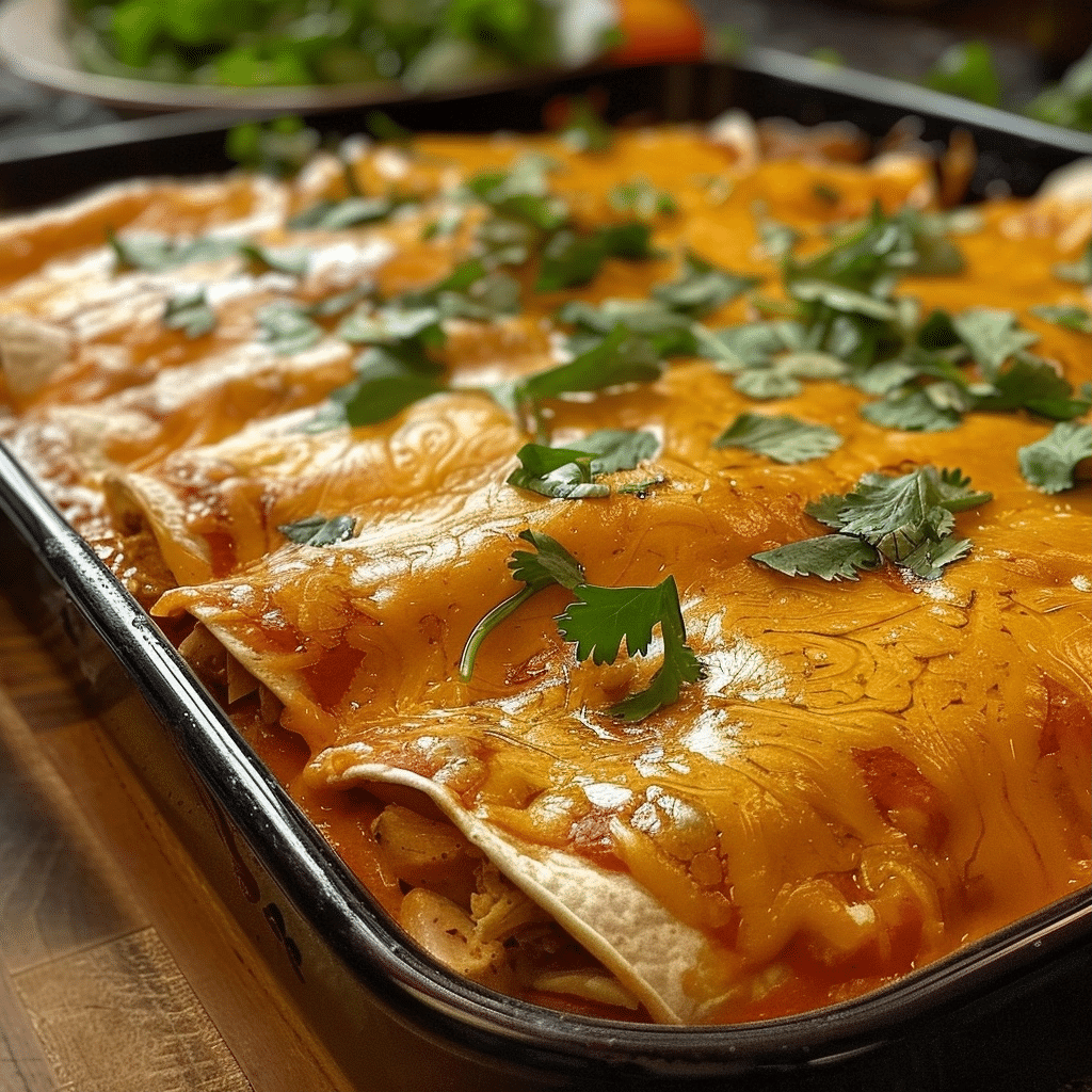 Authentic Cheesy Chicken Enchiladas | Easy Homemade Recipe