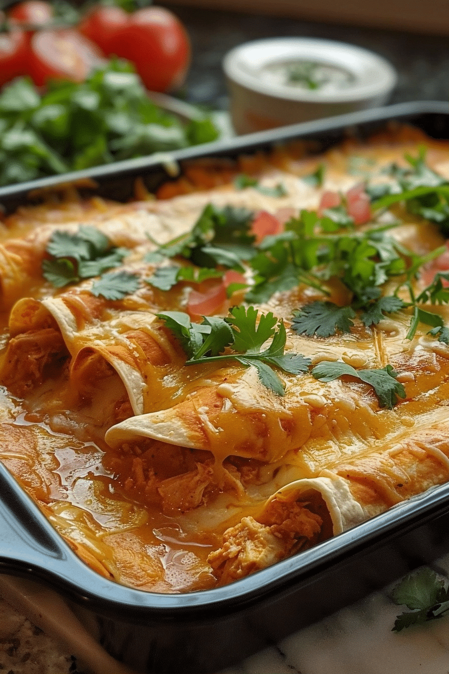 Authentic Cheesy Chicken Enchiladas | Easy Homemade Recipe 2 image 1791578088884