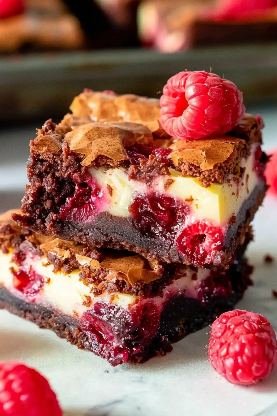 Raspberry Cheesecake Brownies Easy Raspberry Brownie Recipe 2 image 1791578881335