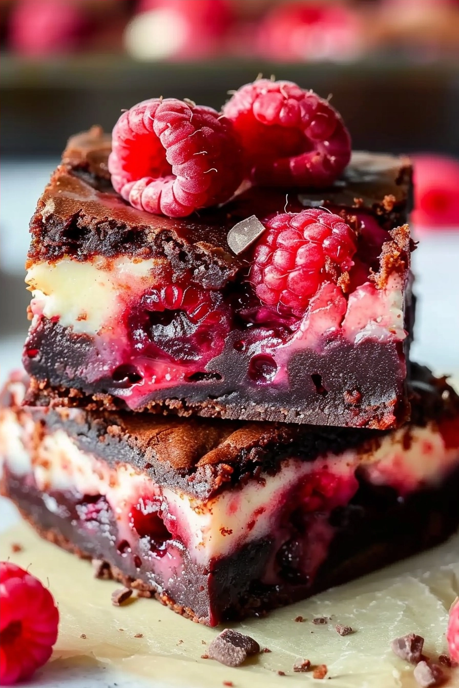 Raspberry Cheesecake Brownies Easy Raspberry Brownie Recipe 3 image 1791578887261