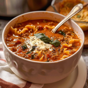 Easy Creamy Lasagna Soup | Cozy Fall Dinner Recipe 4 Easy Creamy Lasagna Soup | Cozy Fall Dinner Recipe
