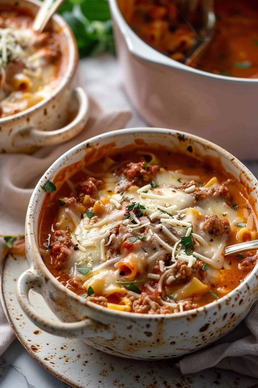 Easy Creamy Lasagna Soup | Cozy Fall Dinner Recipe 2 image 1791748356619