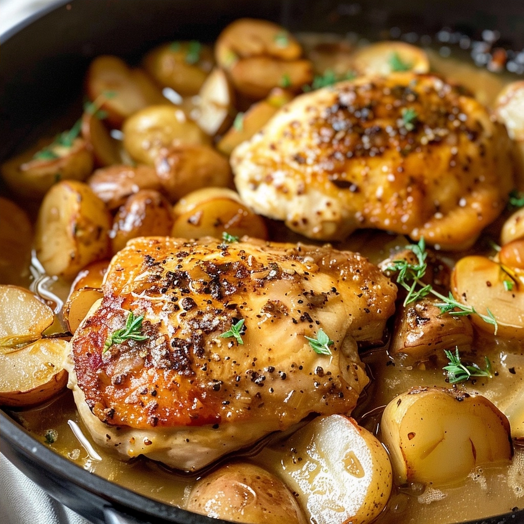 Apple Cider Chicken | Easy Fall Chicken Dinner Recipe