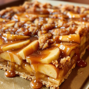 Salted Caramel Apple Pie Bars Easy Fall Apple Dessert