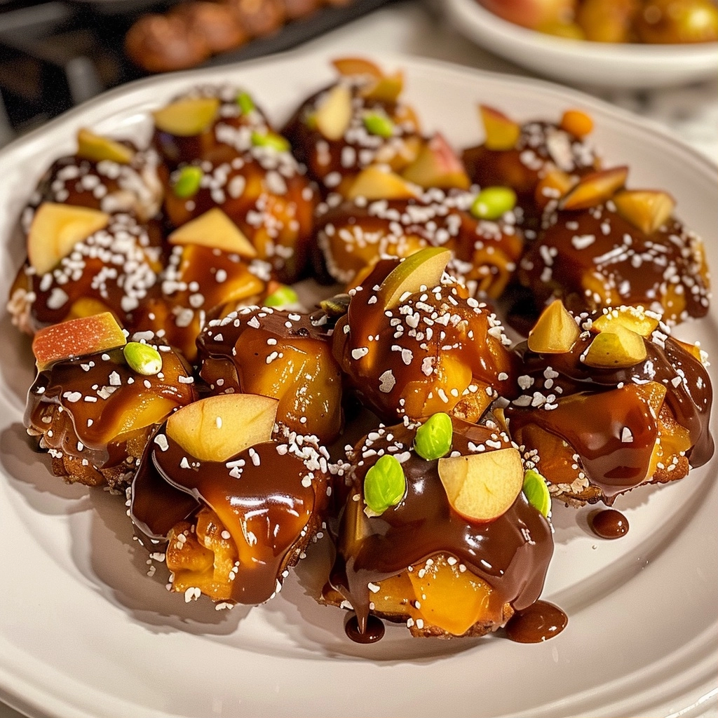 Caramel Apple Pretzel Bites Easy Fall Party Treat