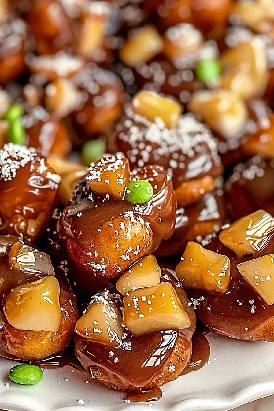 Caramel Apple Pretzel Bites Easy Fall Party Treat 2 image 1792004349878